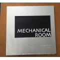 Edificio Interior Indicator Identification Directory Metal Braille Ada Sign